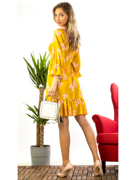 Rochie Dama Voal Juliett Galben